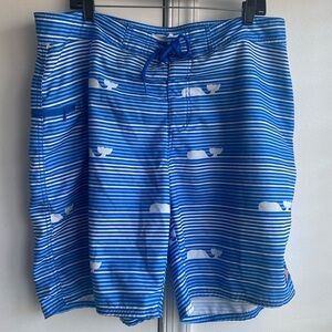 Vineyard vine striped swim trunks size 38